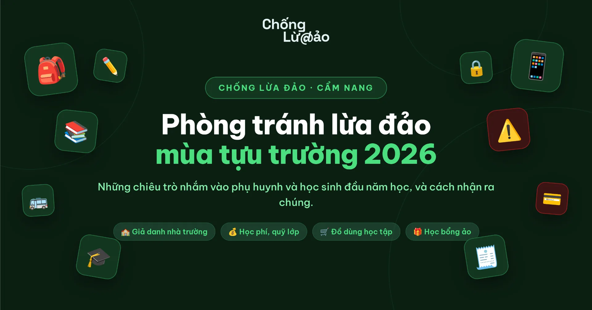 Cẩm nang tránh lừa đảo mùa tựu trường Hình ảnh 1