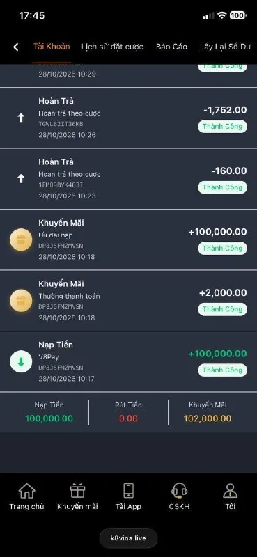 Bài đăng phản ánh con k8vina scam Hình ảnh 1